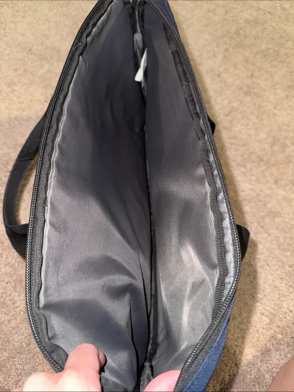 Targus Navy and Black Laptop Briefcase - Slim Professional Bag